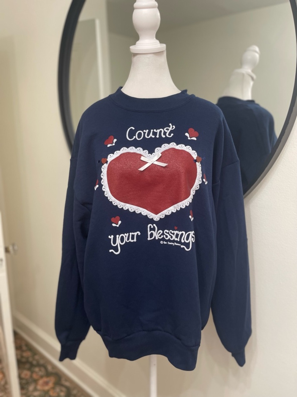 RARE FIND
Vintage 90s Count Your Blessings Sweatshirt Y2K Size Large